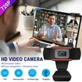 thumbnail image 1 of Skegnu 50% Off Clear! 720P Webcam With Microphone,Manual Focus Webcam,Computer Camera Web Camera PC Webcam For Video Calling Recording Conferencing 1 MillionPixels Cameras for Home Security, 1 of 9