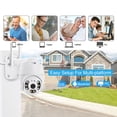 thumbnail image 1 of Skegnu 50% Off Clear! Outdoor Smart Security Cameras 2.4GHz WiFi Cameras 360° View For Home Security 1080P Night Vision Two-Way Intercom With Motion Detection IP66 Cameras for Home Security, 1 of 9