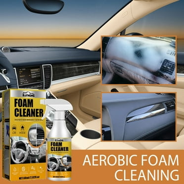Skegnu Up to 50% off Multi Purpose Foam Cleaner All-round Master Foam Cleaner Glazing Decontamination And Cleaning Of The Interior Of The Dashboard 60ml+sponge Cleaning Equipment