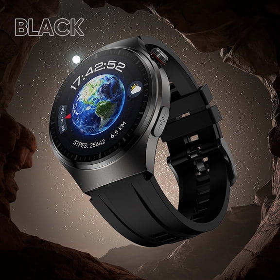 Skegnu 50% Off Clear! MT200 Smartwatch Bluetooth Call 1.43-inch AMOLED Screen With Encoder Christmas Clearance Father's Day