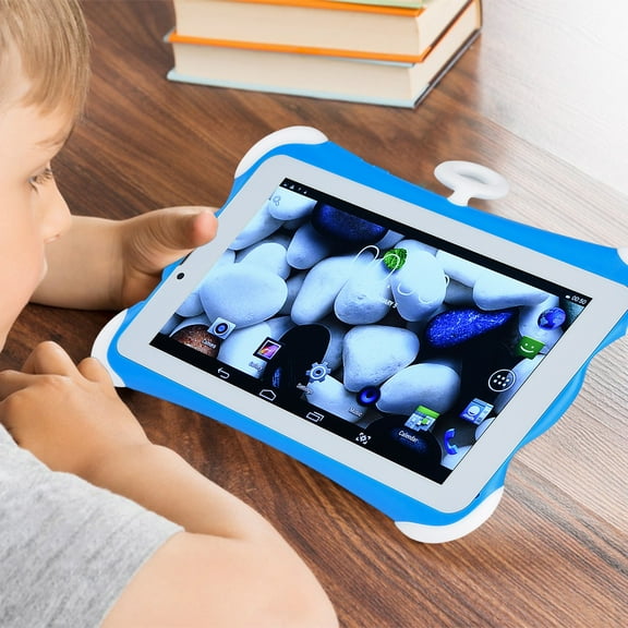 Skegnu Up to 50% off Tablet Children's Learning Machine WIFI Bluetooth Android 1G+16G Dual Camera 2800amh Call Gaming 7Inch IPS Display Screen 4 Core Processor on Clearance