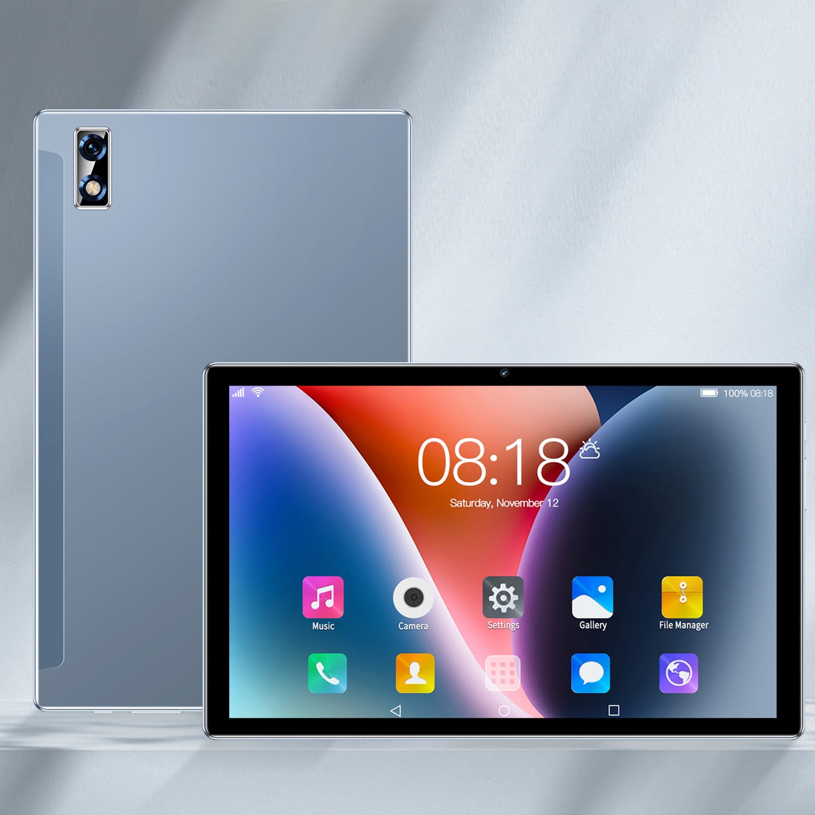 Skegnu All-new 10.1-in Tablet, 2+32G Ultra-thin HD Display (2.4G/5G Wi-Fi), 10-core Android 10 Tablet, Learning Game Video Office Tablet,Supports SIM Communication Gifts for Family 50% Off Clear!