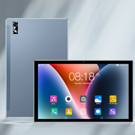 Skegnu All-new 10.1-in Tablet, 2+32G Ultra-thin HD Display (2.4G/5G Wi-Fi), 10-core Android 10 Tablet, Learning Game Video Office Tablet,Supports SIM Communication Gifts for Family 50% Off Clear!