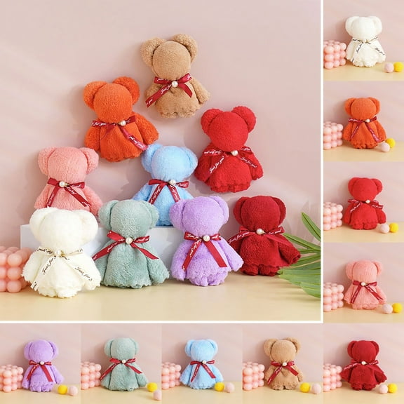 Back to School Supplies Skegnu Bath Towels Absorbent Coral Velvet Towel,Face Wash Towel,Children's Household Soft Gift Towel on Clearance