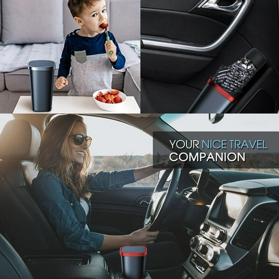 Skegnu Bedroom or Bathroom Mini Car Trash Can With Lid,Garbage Bin With Lid, Storage Box, Storage Box on Clearance