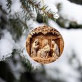 thumbnail image 1 of End of Year Clearance Skegnu Acrylic Christmas Decoration Baptismal Pendant Holiday Wall Decoration Christmas Gifts, 1 of 5