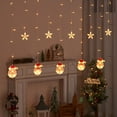 thumbnail image 1 of Clearance Christmas Decoration! Clearance Christmas Decoration! Skegnu Christmas Lights Christmas New Decorative Led Light String Christmas Tree Snow Lights Interior Room Ambience Curtain Light, 1 of 8