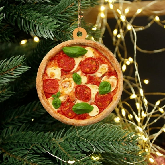 Clearance Christmas Decoration! Christmas Decorations Christmas Pizza Decorative Pendant Made Of Suitable For Christmas Tree Doors And Fireplaces Christmas Gift