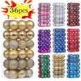 thumbnail image 1 of Skegnu Christmas Tree Balls Ornaments for Xmas Christmas Tree Christmas Ball Set Electroplated Christmas Decorative Balls 36pcs, 1 of 9