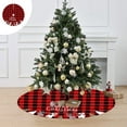 thumbnail image 1 of Skegnu Christmas Tree Skirts for Christmas Decoration with Christmas Pattern Print Christmas Classic Elements Christmas Decoration Tree Skirt Christmas Tree Bottom Decoration Apron Gift, 1 of 6