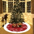 thumbnail image 1 of Skegnu Christmas Tree Skirts for Christmas Decoration with Christmas Pattern Print Round Merry Xmas Decor Rugs For Living Room Bedroom Non Slip Floor Carpet Runner Mats Christmas Tree Skirt Mat, 1 of 8
