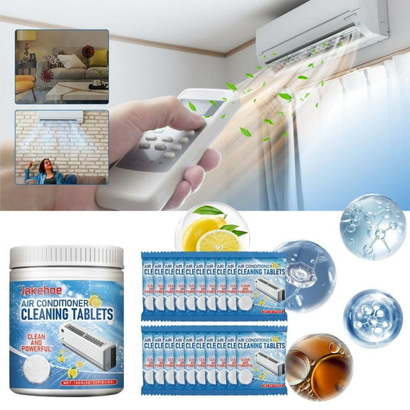 Skegnu Cleaning Equipment Cleaning Agents AC Cleaning Tablet Household AC Internal Special Hanging Machine To Odor Descaling AC Cleaning Tablet 100g Clearance Under $10