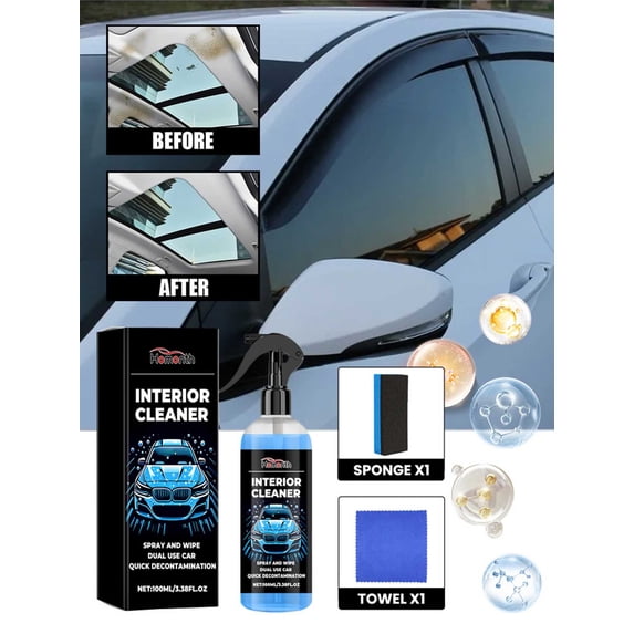 Skegnu Cleaning Equipment Interior Cleaner Car Interior Cleaner Auto Interior Cleaner 100ml Household Cleaner
