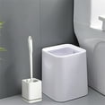 thumbnail image 1 of Skegnu Clearance Under $10 Toilet Bowl Brush And,Compact Toilet Cleaner Brush Set For Bathroom Cleaning,Compact Size For Storage And Organization Cleaner Brush, 1 of 6