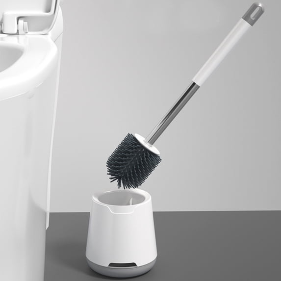 Skegnu Clearance Under $10 Toilet Brush With Ventilated Drying,Toilet Bowl Brush Bathroom Cleaning Bowl Brush Cleaning, Floor Standing & Wall Mounted Cleaner Brush