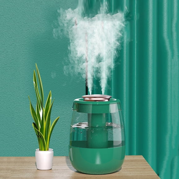 Skegnu Cool Mist Humidifiers for Bedroom Quiet Humidifiers for Large Room, USB Double Spray Heavy Fogss Silent Digital Humidifier Desktop Office Night Light Humidifier on Clearance
