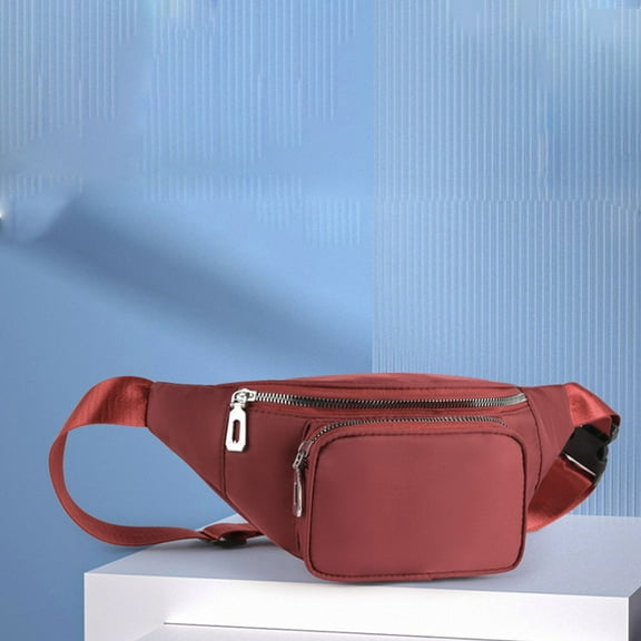 Skegnu Crossbody Bags Crossbody Running Pack With Adjust Running Belts & 2-zipper Pockets For Women&Men, Workout Travelling Jogging Cycling Hiking Waist Pack on Clearance