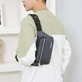 thumbnail image 1 of Skegnu Crossbody Bags Small Sling Bag Fashion Waist Bag Men's And Women's Casual Large Capacity Messenger Bag Men's Mobile Phone Waist Bag on Clearance, 1 of 3