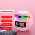 thumbnail image 1 of Skegnu Digital Alarm Clock Wireless Bluetooth Speaker Colorful Subwoofer With LED Display FM Radio Alarm Clock Bluetooth Hifi Card MP3 Music Play Alarm Clocks for Adults, 1 of 4