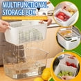 thumbnail image 1 of Skegnu Fruit Vegetable Storage Containers For Fridge Draining Fresh Containers 3 In 1 Produce Storage Containers Large Organizer Bins With Lid & Colander Kitchen Organizers And Storage, 1 of 6