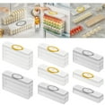 thumbnail image 1 of Skegnu Household Multi-layer Quick Frost Dumplings Box Dumplings Eggs Box Side Door Fresh-keeping Box Kitchen Food Refrigerator Storage Box Refrigerator Organizers And Storage Under $10, 1 of 3