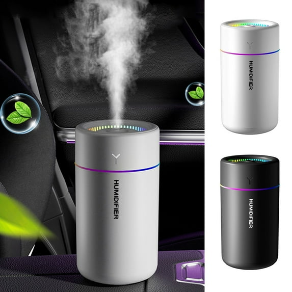 Skegnu Humidifiers for Bedroom Quiet Humidifiers for Large Room, Humidifier Small Portable Mini Car Humidifier USB Plug In Silent Hydration 280ml Bedroom Hydration Spray on Clearance