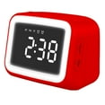 thumbnail image 1 of Skegnu Loud Alarm Clock Mini Mirror Clock Alarm Clock Night Light Card FM Bluetooth Speaker Alarm Clocks for Kids, 1 of 3