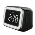 thumbnail image 1 of Skegnu Loud Alarm Clock Mini Mirror Clock Alarm Clock Night Light Card FM Bluetooth Speaker Alarm Clocks for bedrooms, 1 of 3