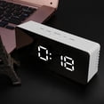 thumbnail image 1 of School Supplies Mirror LED Alarm Clock Multifunction Digital Electronic Temperature Snooze Clock Alarm Clocks for Bedrooms, 1 of 9