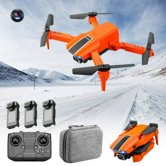Skegnu Mini Drone With 1080P HD FPV Camera Remote Control Toys Gifts For Boys Girls With Altitude Hold Headless Mode Start Speed Adjustment（3 Body Battery） Gift for Kids