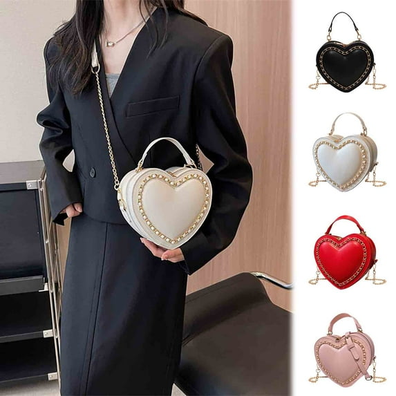 Skegnu New Handbag Valentine's Day Love Bag 2025 Spring High End Chain Trendy Crossbody Bag Wedding Anniversary Birthday Party Supplies on Clearance
