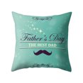 thumbnail image 1 of Skegnu Outdoor Pillows Father's Day Peach Skin Velvet Pillowcase Printing Various Patterns Throw Pillow Inserts for Bedding, 1 of 1