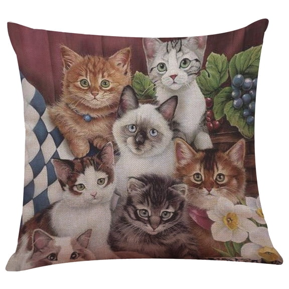 Skegnu Outdoor Throw Pillow Cute Sofa Bed Home Decoration Festival Pillow Case Cushion Cover Outdoor Cushions on Clearance