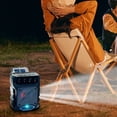 thumbnail image 1 of Skegnu Portable Audio Stereo Speakers And Inexpensive Wireless Bluetooth Audio Portable KTV Outdoor Solar-Powered Flashlight Speaker for Parties/Outdoor/Camping/Cars, 1 of 8