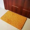 thumbnail image 1 of Skegnu Save Up to 50% 1pc Memory Foam Bath Rug Embossed Bathroom Mat Water Absorbent And Washable Bath Rugs, Non-Slip, Thick, Soft And Comfortable Carpet For Show Family Gifts, 1 of 5