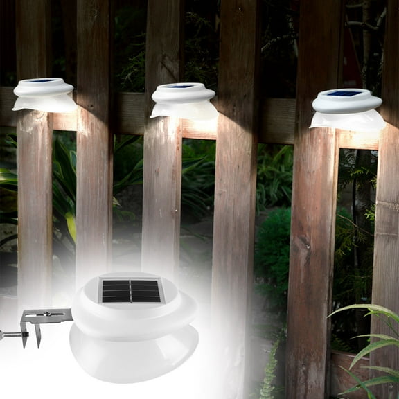 Skegnu Save up to 50% Solar Street Light, IP65 Waterproofs Outdoor Solar Street Light, Dusk To Dawning, LED Floods Light With Motion Sensor Light For Fences, Garden, Yard Warm Light on Clearance