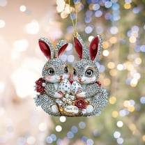 Skegnu Savings Clearance Easter Hanging Decoration Easter Bunny Color Cute 2D Pendant Gift for Boys