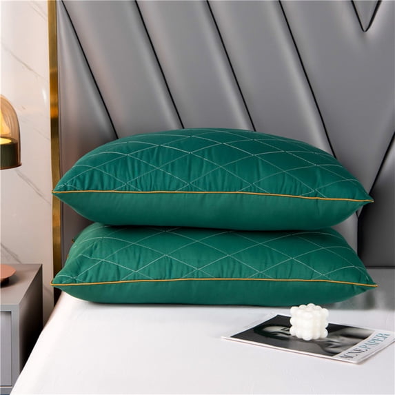 Skegnu Savings Pillows Hotel-grade Pillow Core Soft And Supportive Down Bed Pillow Suitable For Back Side And Stomach Sleepers Made Of Skin-friendly Cotton Fabric on Clearance