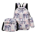 thumbnail image 1 of Skegnu School Supplies Backpack For Men And Women, Nordic Printed Student Backpack, Nylon Three Piece Set, Computer Back Bag, Mother Bag for Girls for Boys Gift on Clearance, 1 of 1