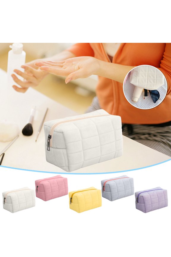 Big Capacity Pencil Case Cute Large-capacity Cosmetic Bag Portable Plush Velvet Storage Bag Heart Personality Storage Bag Pencil Case Pouch