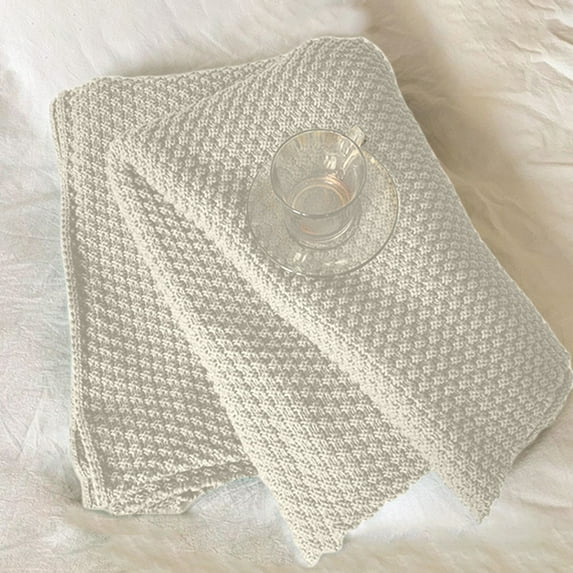 Skegnu Sofa Blanket Wind Fringe Blanket Knitted Blanket Office Conditioning Nap Blanket Cover Blanket Sofa Blanket Throw Size Lightweight Fleece Blanket 70x100cm