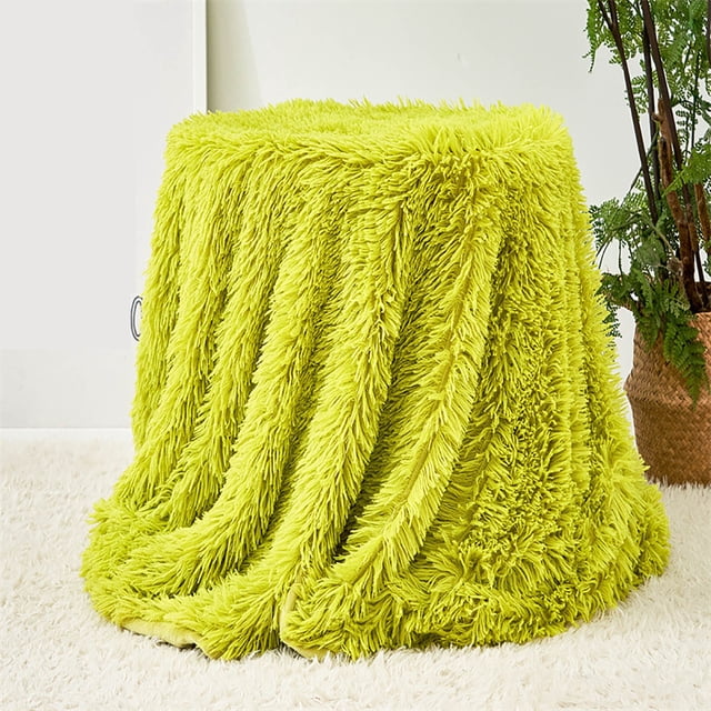 Skegnu Soft Solid Color Mink Fleece Blanket 80x120cm, Plush Throw for Sofa Couch Bed Decor, Lightweight and Cozy, Machine Washable in Multiple Colors