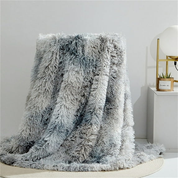 Skegnu Solid Color Blanket Blanket Sofa Blanket Cover Blanket Bed Tail Blanket Throw Size Lightweight Fleece Blanket 130x160cm