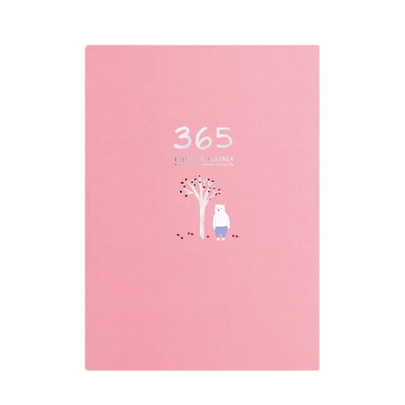 Skegnu Spiral Notebook Wide Ruled 2024 Diary Notebook Schedule Book Agenda List book 365 Days Planner Notebook Shop All School Supplies Great Gifts for Less