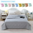 thumbnail image 1 of Skegnu Summer Savings Skin-friendly Plain Printed Washed Cotton Summer Quilt Ventilation Breathable Quilt 100x150cm/39.37x59.5in, 1 of 9