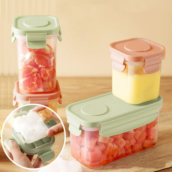 Skegnu Supplementary Food Box Ice Box Portable Takeaway Fresh-keeping Box Bento Box Sealed Box Refrigerator Organizers And Storage on Clearance Under $10