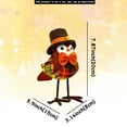 thumbnail image 1 of Skegnu Thanksgiving Decorations Maple Leaf Pumpkin Bird Figurine Doll Window Hanging Venue Setup Fall Decorations for Home on Clearance, 1 of 4