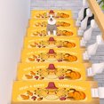 thumbnail image 1 of Skegnu Thanksgiving Decorations Thanksgiving Maple Leaf Stair Treads Indoor Duplex Solid Wood Stair Mats Household Dirty Resistants Treads Fall Decorations for Home on Clearance, 1 of 6