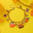 thumbnail image 1 of Skegnu Thanksgiving Decorations Thanksgiving Alloy Bracelet Maple Leaf Sunflower Bracelet Orange Turkey Thanksgiving Hand Decoration Gift Festive Atmosphered Fall Decorations for Home on Clearance, 1 of 6
