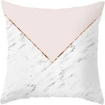 Skegnu Throw Pillow Geometric Pattern Cotton Polyester Home Office Pillowcase Peach Skin Pillow Outdoor Cushions on Clearance